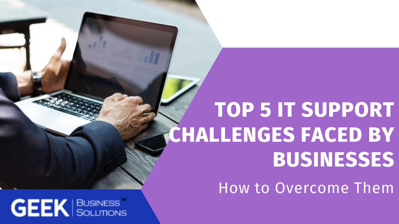 Geek Business Solutions Blog: Top 5 IT Support Challenges Faced by Businesses and How to Overcome Them